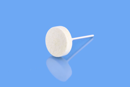 A052/E - Filc polerski krążek 21mm na trzpieniu 2,34mm