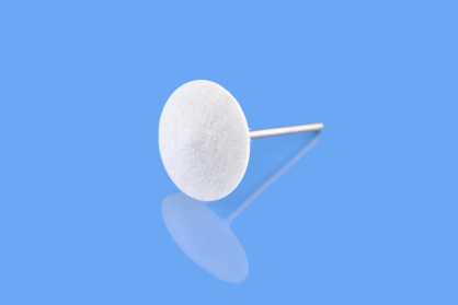 A053/E - Filc polerski soczewka 21mm na trzpieniu 2,34mm