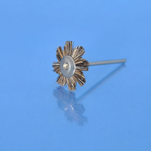 A413/E Szczotka polerska gwiazdka brązowa średnio-twarda 22x41 mm