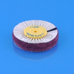 A4280 - Szczotki 80 mm białe twarde włosie + zdzierna włóknina scotch brite