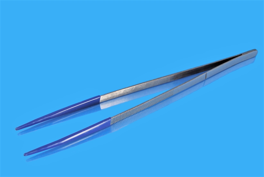 PDI26 - Pęseta Stalowa Długa 26cm z Izolowanymi Końcówkami