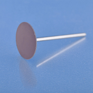 C8F - Gumka krążek SUN twarda drobna 19x0,5mm połysk metale