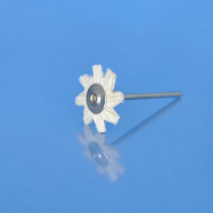 A412/E Szczotka polerska gwiazdka biała miękka 22x41 mm