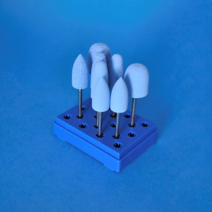 Z4 - Zestaw gumek protetycznych do obróbki akrylu 8 szt.