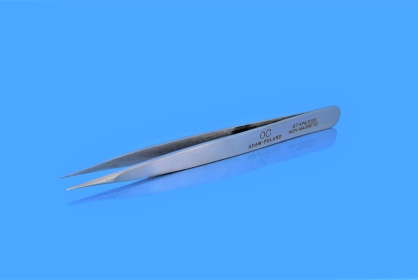 PASSP/9cm - Pęseta stalowa prosta - gładkie końcówki wewnątrz